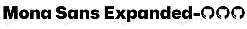Mona Sans Expanded字体转换